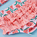 Watermelon Ruffled Baby Swimsuit   