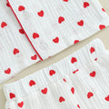 Valentine‘s Day Muslin Toddler Pajamas Set   