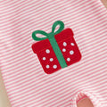 Long Sleeve First Christmas Lace Baby Jumpsuit Jumpsuit The Trendy Toddlers 