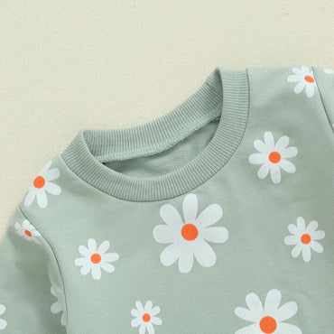 Long Sleeve Daisy Toddler Set   