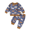 Long Sleeve Cows Baby Set   