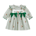 Long Sleeve Striped Duck Toddler Dress