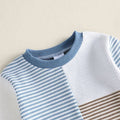 Long Sleeve Color Block Striped Baby Set Sets The Trendy Toddlers 