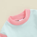 Pastel Color Block Baby Set   