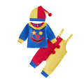 Long Sleeve Clown Baby Costume Costume The Trendy Toddlers Blue 9-12 M 