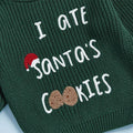 Santa's Cookies Knit Baby Sweater