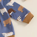 Long Sleeve Cows Baby Set   