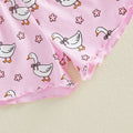 Short Sleeve Floral Goose Baby Set Sets The Trendy Toddlers 