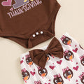 First Thanksgiving Flared Pants Baby Set   