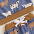 Long Sleeve Cows Baby Set   