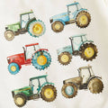 Long Sleeve Tractors Brown Pants Baby Set