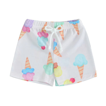 Ice Cream Toddler Swim Shorts