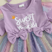 Sweet Little Princess Purple Baby Dress