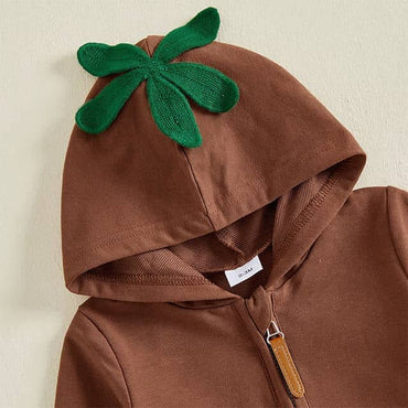 Long Sleeve Acorn Baby Costume Costume The Trendy Toddlers 