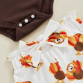 Daddy's Little Turkey Baby Set   