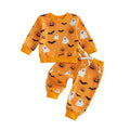 Long Sleeve Spooky Season Toddler Set Sets The Trendy Toddlers Orange 9-12 M 