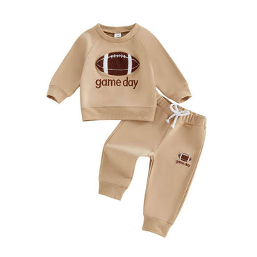 Long Sleeve Football Season Baby Set Sets The Trendy Toddlers 