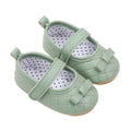 Velcro Strap Solid Baby Shoes Green 1 