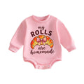 Long Sleeve Homemade Rolls Baby Bodysuit Bodysuit The Trendy Toddlers 