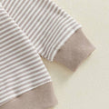 Fire Truck Striped Baby Sweatshirt