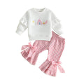 Long Sleeve Princess Checkered Toddler Set Sets The Trendy Toddlers 