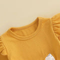 Long Sleeve Ruffled Bee Baby Dress