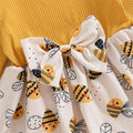Long Sleeve Ruffled Bee Baby Dress