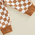 Long Sleeve Ghost Face Checkered Toddler Set Sets The Trendy Toddlers 