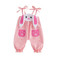 Sleeveless Tie-Up Bunny Dots Baby Jumpsuit Jumpsuit The Trendy Toddlers 