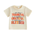 Thanksgiving Toddler Tee T-Shirt The Trendy Toddlers Beige 2T 