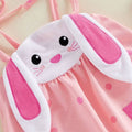 Sleeveless Tie-Up Bunny Dots Baby Jumpsuit Jumpsuit The Trendy Toddlers 