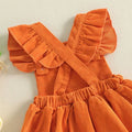 Fly Sleeve Halloween Corduroy Toddler Dress Dresses The Trendy Toddlers 
