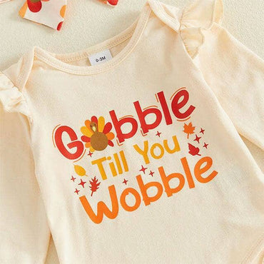 Gobble Till You Wobble Skirt Baby Set Sets The Trendy Toddlers 