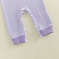 Long Sleeve Halloween Striped Baby Jumpsuit