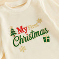 Long Sleeve My First Christmas Baby Jumpsuit