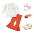 Pumpkin Pie Flared Pants Baby Set   