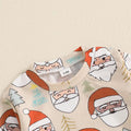 Long Sleeve Santa Claus Baby Set   