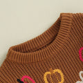 Pumpkin Patch Knit Baby Sweater   