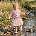 Long Sleeve Bunny Tulle Skirt Toddler Set Sets The Trendy Toddlers 