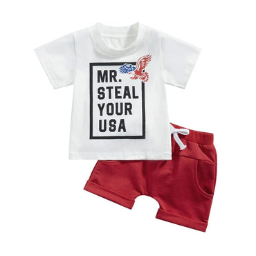Mr. Steal Your USA Baby Set   