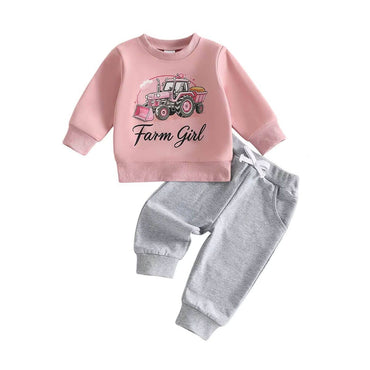 Long Sleeve Farm Girl Toddler Set
