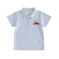 Back To School Striped Toddler Polo Shirt