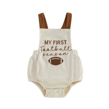 First Football Season Baby Romper