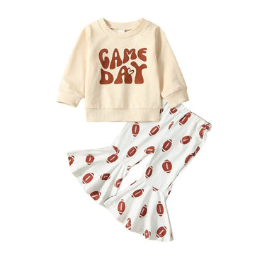 Game Day Flared Pants Baby Set   