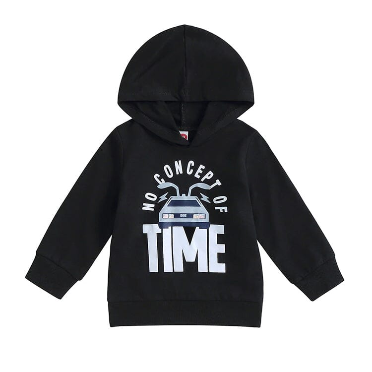 No Concept Of Time Toddler Hoodie Hoodie The Trendy Toddlers 