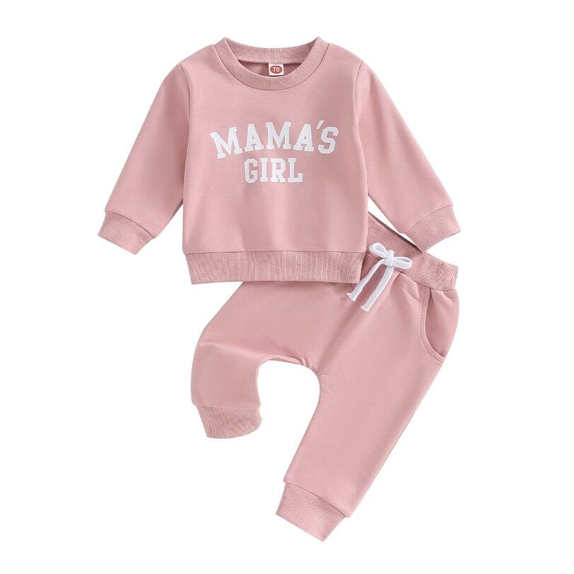 Mama's Girl Pink Baby Set Sets The Trendy Toddlers 