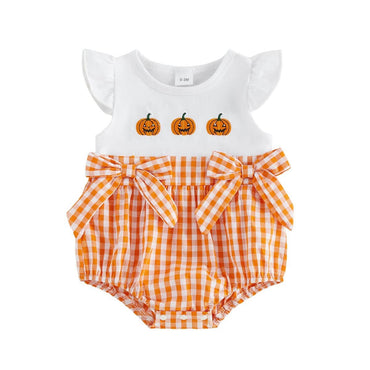Fly Sleeve Halloween Baby Romper Rompers The Trendy Toddlers 
