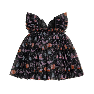 Fly Sleeve Halloween Baby Dress