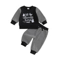 All The Ghouls Love Me Striped Baby Set Sets The Trendy Toddlers 