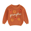 Pumpkin Patch Knit Baby Sweater Orange 0-3 M 